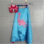 Brontosaurus Cape with mask for Girl